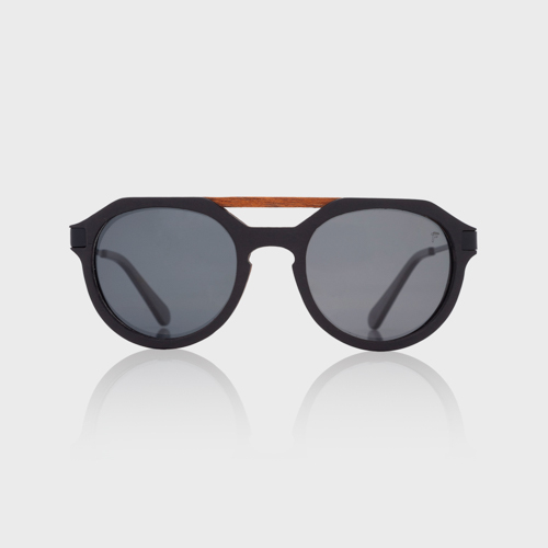 ORION WOOD/IRON SUNGLASSES.