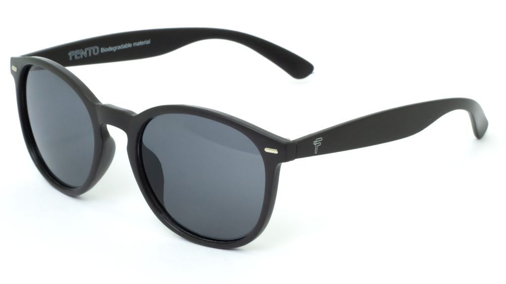 ROUND WHEAT BIODEGRADABLE SUNGLASSES