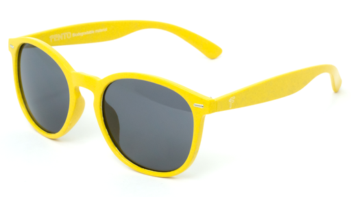 ROUND WHEAT BIODEGRADABLE SUNGLASSES