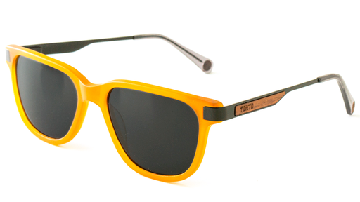 SPECTA ACETATE/IRON SUNGLASSES.